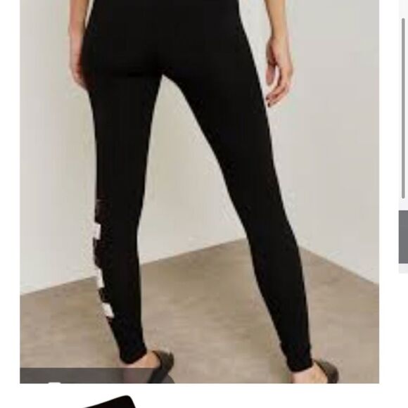 IVY PARK Signature Logo Black Ankle Leggings XS - Picture 3 of 9